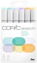 Copic-Sketch-Marker-Set-Pastels-6-Pack Sale
