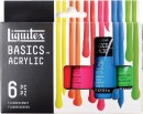 Liquitex-Basics-Acrylic-Paint-22mL-Fluorescent-Colours-6-Pack Sale