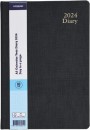 JBurrows-A5-Day-to-Page-2024-Hardcover-Textured-Diary Sale