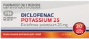 Pharmacy-Health-Diclofenac-Potassium-25-30-Tablets Sale