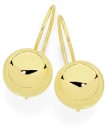 9ct-Gold-8mm-Euroball-Earrings Sale