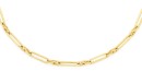 9ct-Gold-45cm-Solid-Paperclip-Necklace Sale