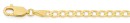 9ct-Gold-185cm-Solid-Curb-Bracelet Sale