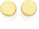 9ct-Gold-45mm-Mini-Disc-Stud-Earrings Sale