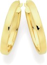 9ct-Gold-20mm-Square-Tube-Hoop-Earrings Sale