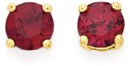 9ct-Gold-Created-Ruby-Stud-Earrings Sale