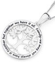Sterling-Silver-Family-Tree-In-Circle-Message-Pendant Sale