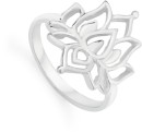 Sterling-Silver-Boho-Lotus-Cutout-Ring Sale