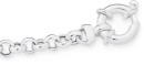 Sterling-Silver-19cm-Belcher-Bolt-Ring-Bracelet Sale