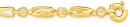 9ct-Gold-19cm-Solid-Bolt-Ring-Bracelet Sale