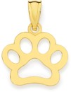 9ct-Gold-Kids-Dog-Paw-Pendant Sale