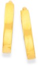 9ct-Gold-Kids-8mm-Square-Tube-Polished-Huggie-Earrings Sale