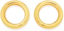 9ct-Gold-Open-Circle-Stud-Earrings Sale