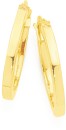 9ct-Gold-2x15mm-Square-Tube-Hoop-Earrings Sale
