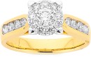18ct-Gold-Diamond-Cluster-Ring Sale