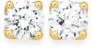 Alora-14ct-Gold-Lab-Grown-Diamond-4-Claw-Stud-Earrings Sale