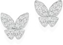 Sterling-Silver-Pave-Cubic-Zirconia-Cluster-Stud-Earrings Sale