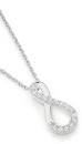 Sterling-Silver-Cubic-Zirconia-Infinity-Pendant Sale