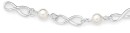 Italian-Made-Sterling-Silver-5-Synthetic-Pearl-Infinity-Link-Bracelet-Add-an-Edge-to-Your-Outfit Sale