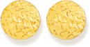 9ct-Gold-6mm-Button-Stud-Earrings Sale