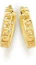 9ct-Gold-2x8mm-Curb-Link-Pattern-Huggie-Earrings Sale