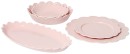 In-The-Roundhouse-Pink-Scallop-17-Piece-Dinner-Set Sale