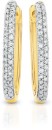 9ct-Gold-Diamond-Long-Oval-Huggie-Earrings Sale