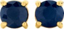 9ct-Gold-Natural-Sapphire-Stud-Earrings Sale