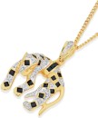 9ct-Gold-Natural-Sapphire-Diamond-Leopard-Pendant Sale