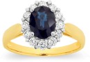 9ct-Gold-Natural-Sapphire-50ct-Diamond-Ring Sale
