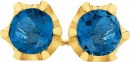9ct-Gold-London-Blue-Topaz-Stud-Earrings Sale