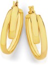 9ct-Gold-12x18mm-Double-Round-and-Oval-Hoop-Earrings Sale