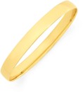 9ct-Gold-65mm-Solid-Oval-Comfort-Bangle Sale