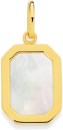 9ct-Gold-Mother-of-Pearl-Rectangle-Pendant Sale
