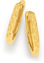 9ct-Gold-11mm-Diamond-Cut-Huggie-Earrings Sale