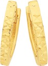 9ct-Gold-Diamond-cut-Huggie-Earrings Sale