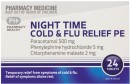 Pharmacy-Health-Night-Time-Cold-Flu-Relief-PE-24-Tablets Sale