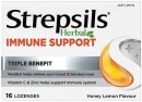 Strepsils-Herbal-Immune-Support-Honey-Lemon-Flavour-16-Lozenges Sale