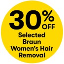 30-off-Selected-Braun-Womens-Hair-Removal Sale