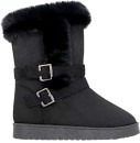 Grosby-Womens-Boot-Slippers-Black Sale