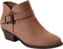 me-Buckle-Ankle-Boots-Brown Sale
