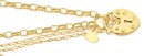 9ct-Gold-19cm-Hollow-Belcher-Padlock-Bracelet Sale