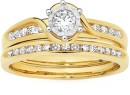 9ct-Gold-Diamond-Bridal-Set Sale