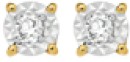 9ct-Gold-Diamond-Claw-Stud-Earrings Sale