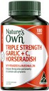 Natures-Own-Triple-Strength-Garlic-C-Horseradish-100-Tablets Sale