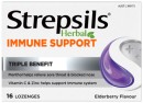 Strepsils-Herbal-Immune-Support-Elderberry-Flavour-16-Lozenges Sale