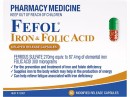 Fefol-Iron-Folic-Acid-60-Capsules Sale