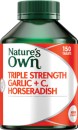 Natures-Own-Triple-Strength-GarlicC-Horseradish-150-Tablets Sale