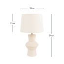 Nola-59cm-Terracotta-Table-Lamp-by-MUSE Sale