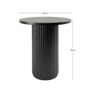 Tully-Black-Fluted-Side-Table-by-Habitat Sale